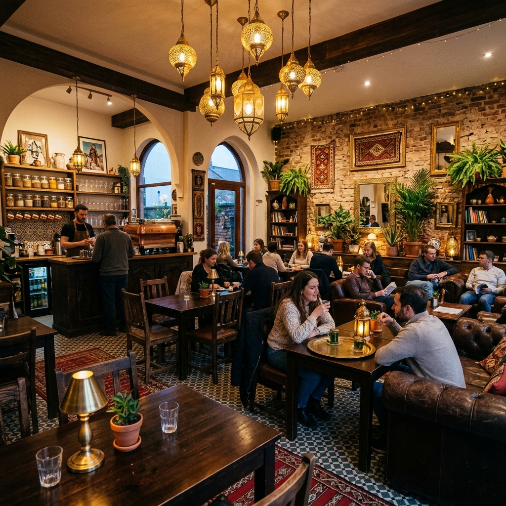 Intérieur du Café L'Agora
